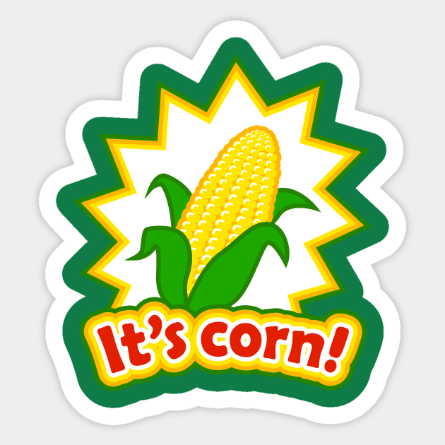 It's corn! Sticker by JR10